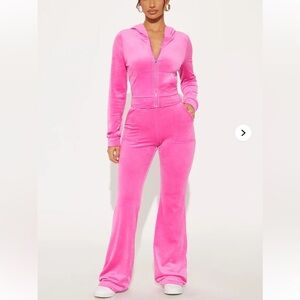 Velour Two Piece Set